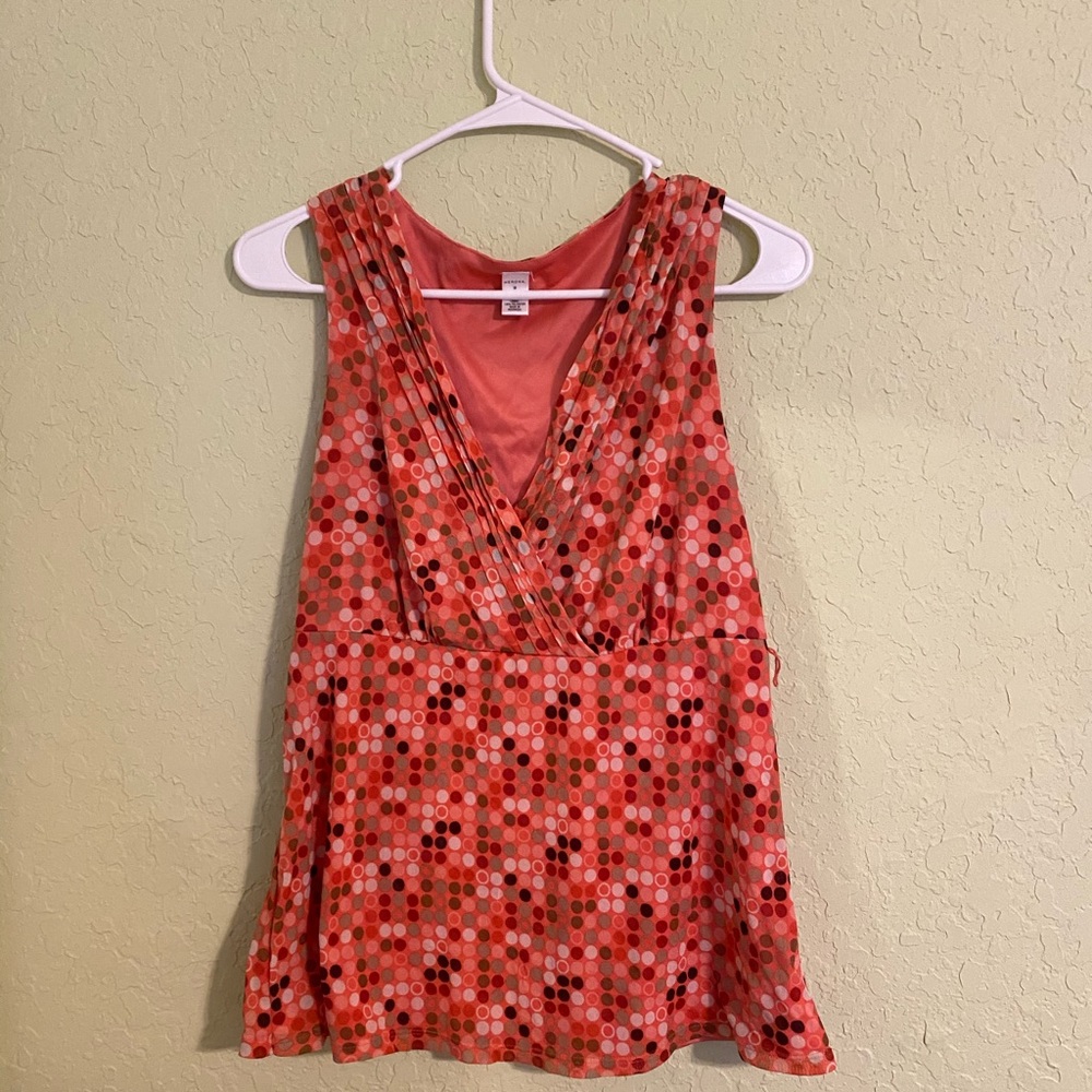 Merona polka dot top